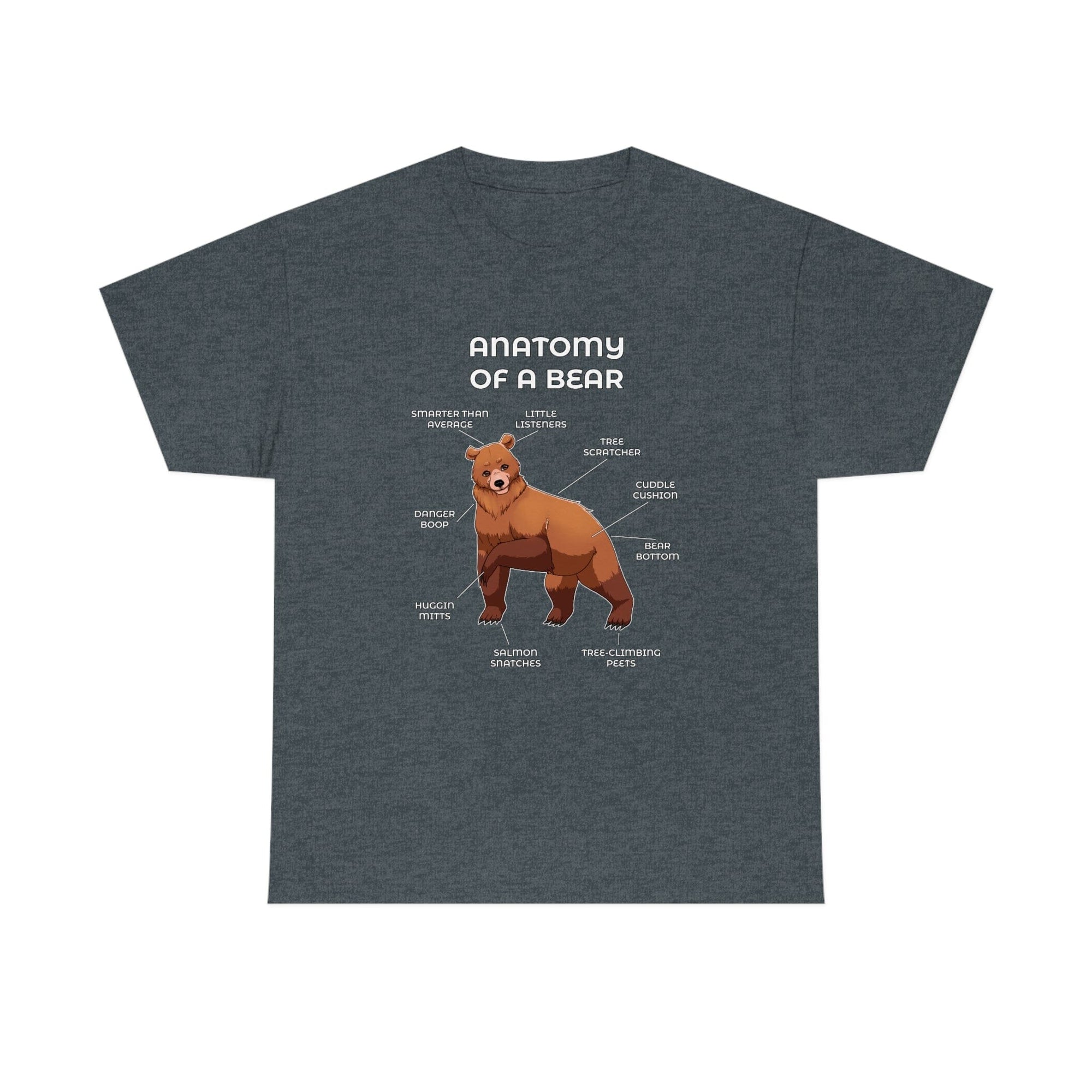 Bear Brown - T-Shirt T-Shirt Artworktee Dark Heather S 