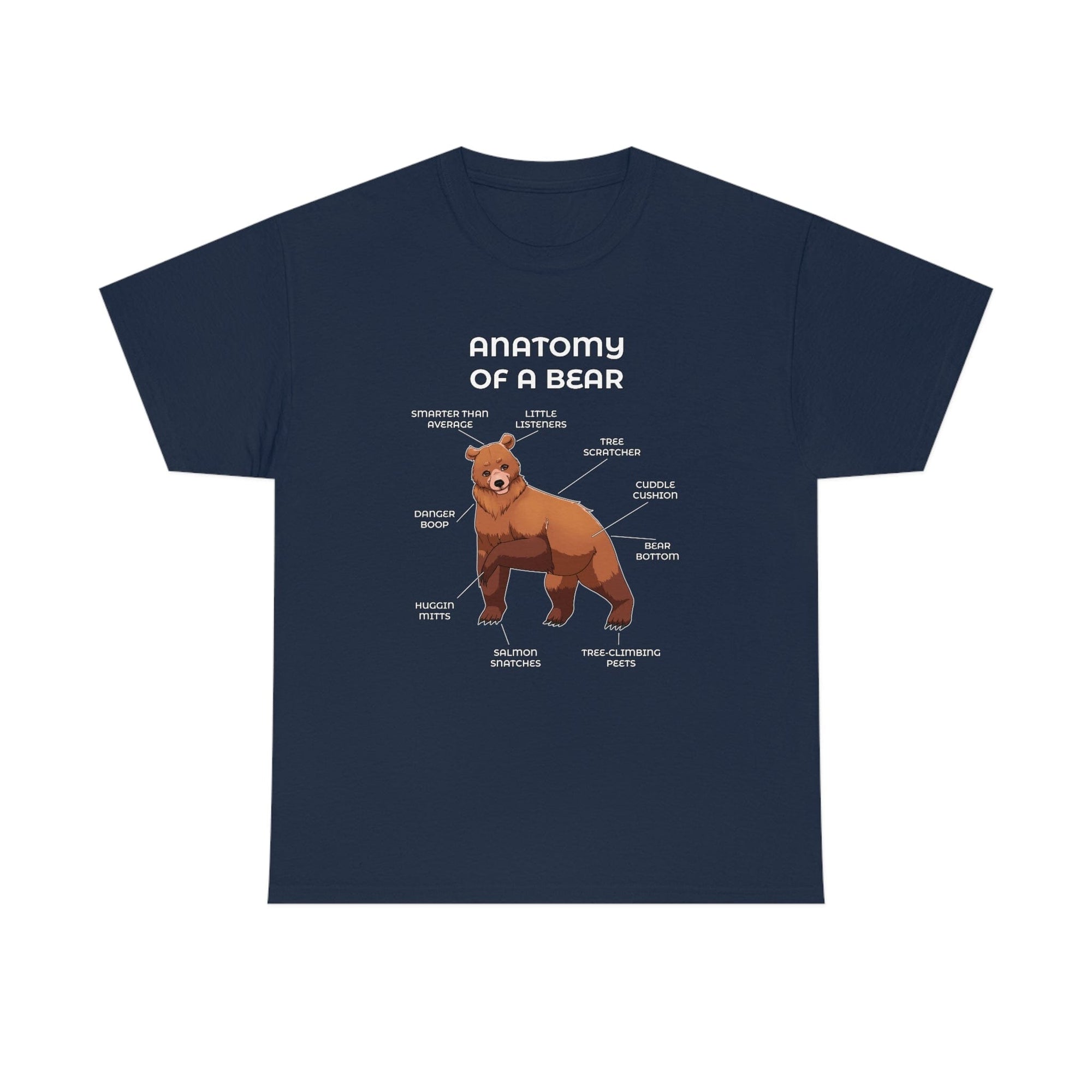 Bear Brown - T-Shirt T-Shirt Artworktee Navy Blue S 