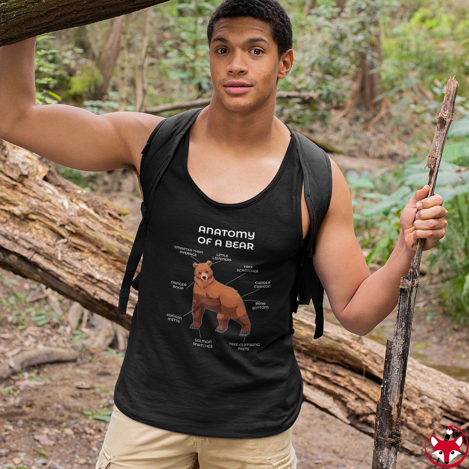 Bear Brown - Tank Top Tank Top Artworktee 