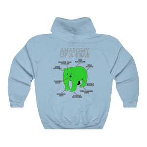 Bear Green - Hoodie Hoodie Artworktee Light Blue S 