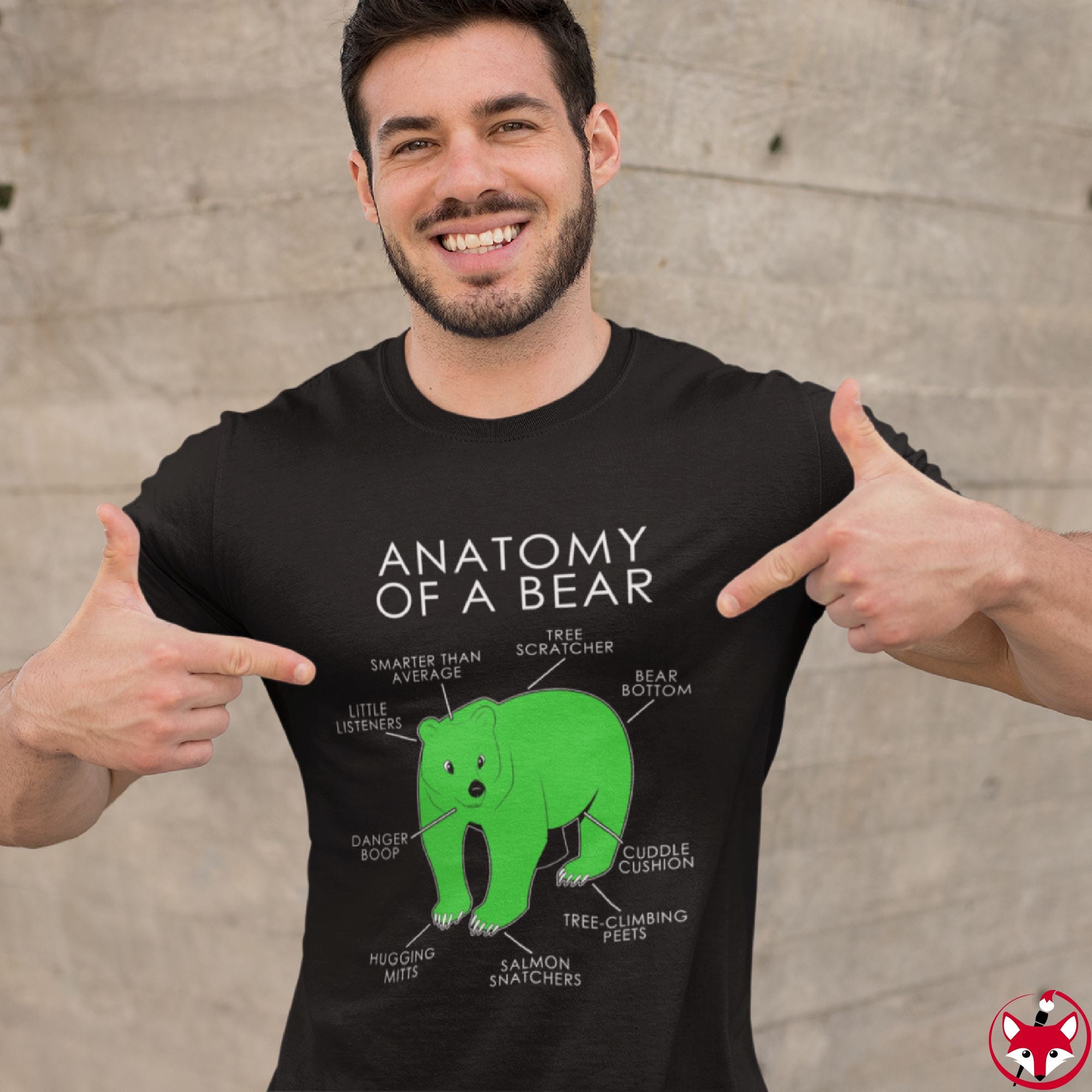 Bear Green - T-Shirt T-Shirt Artworktee 