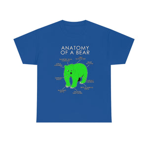 Bear Green - T-Shirt T-Shirt Artworktee Royal Blue S 