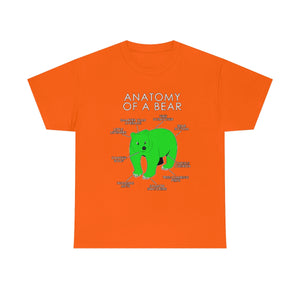 Bear Green - T-Shirt T-Shirt Artworktee Orange S 