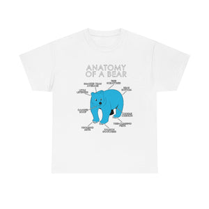 Bear Light Blue - T-Shirt T-Shirt Artworktee White S 