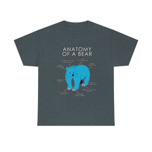 Bear Light Blue - T-Shirt T-Shirt Artworktee Dark Heather S 