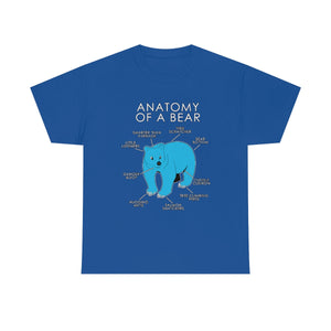 Bear Light Blue - T-Shirt T-Shirt Artworktee Royal Blue S 
