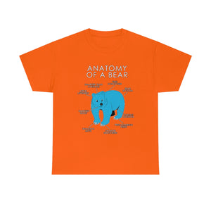 Bear Light Blue - T-Shirt T-Shirt Artworktee Orange S 