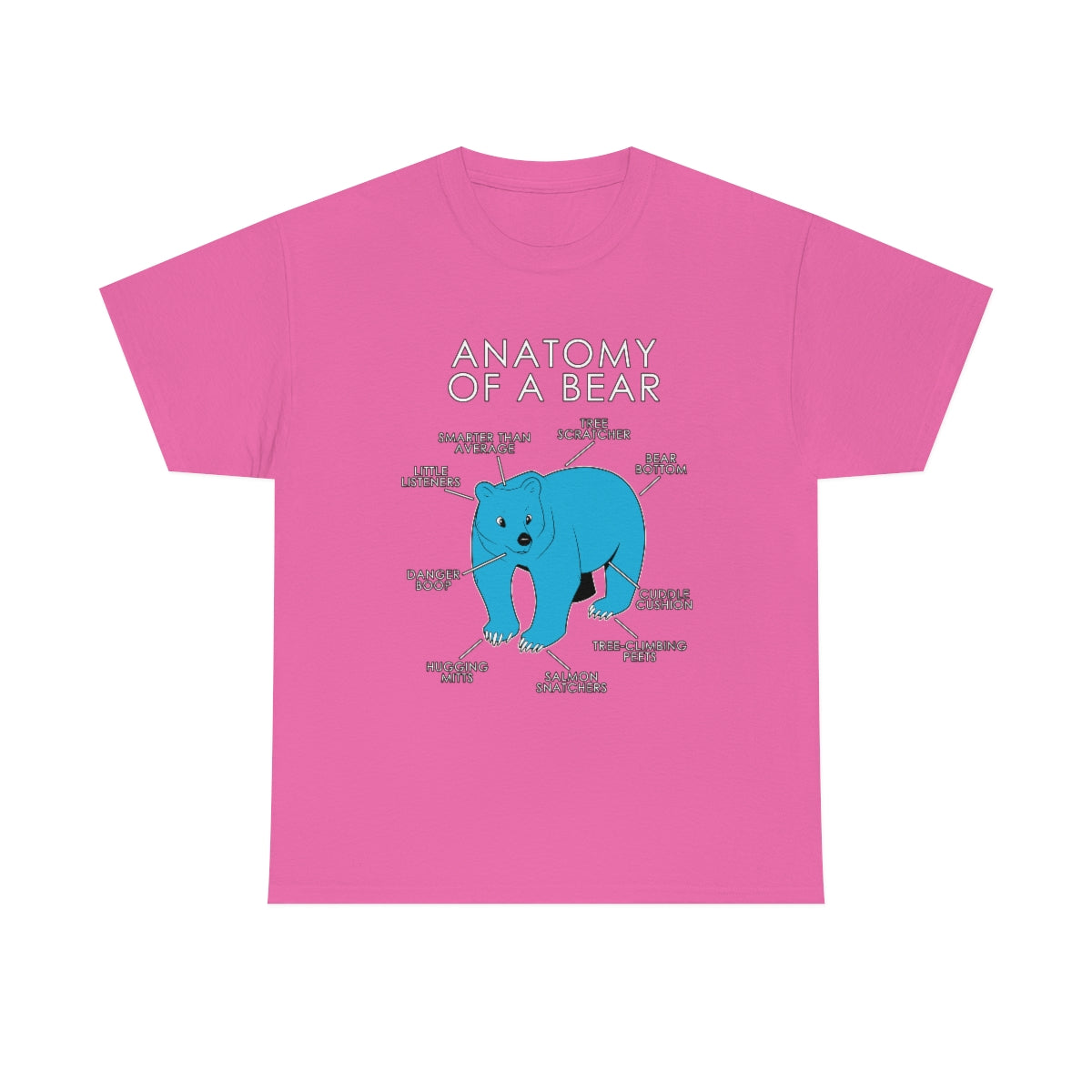 Bear Light Blue - T-Shirt T-Shirt Artworktee Pink S 