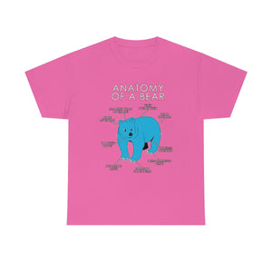 Bear Light Blue - T-Shirt T-Shirt Artworktee Pink S 