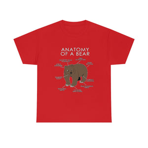 Bear Natural - T-Shirt T-Shirt Artworktee Red S 