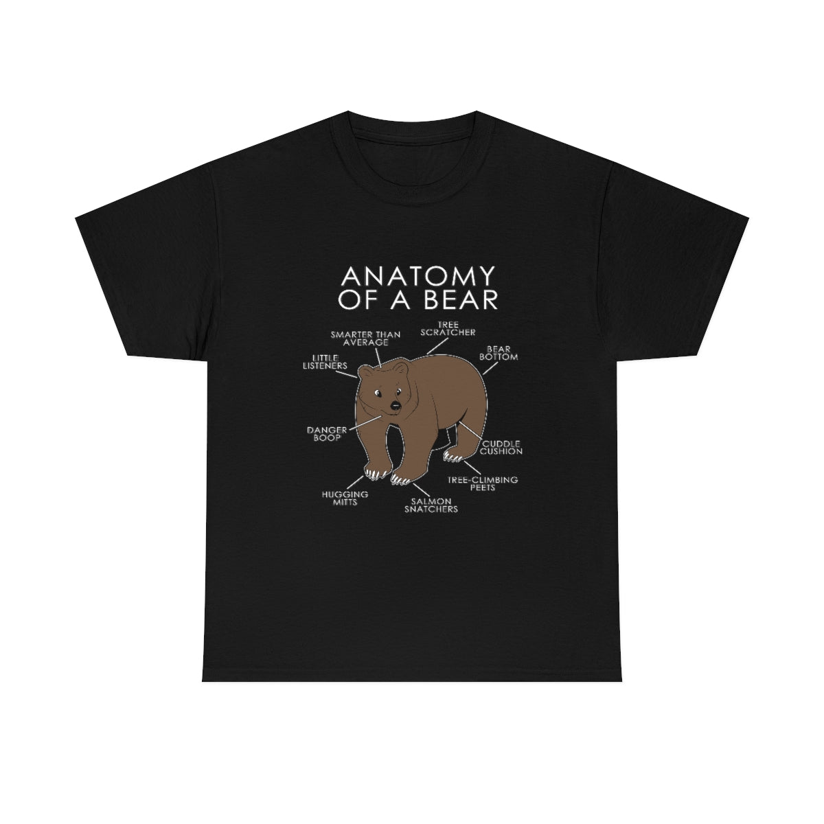 Bear Natural - T-Shirt T-Shirt Artworktee Black S 