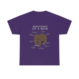 Bear Natural - T-Shirt T-Shirt Artworktee Purple S 
