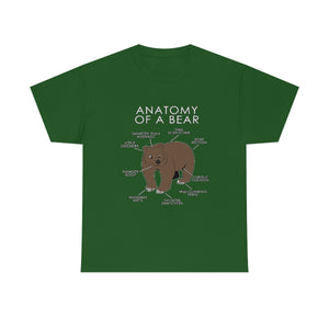 Bear Natural - T-Shirt T-Shirt Artworktee Green S 