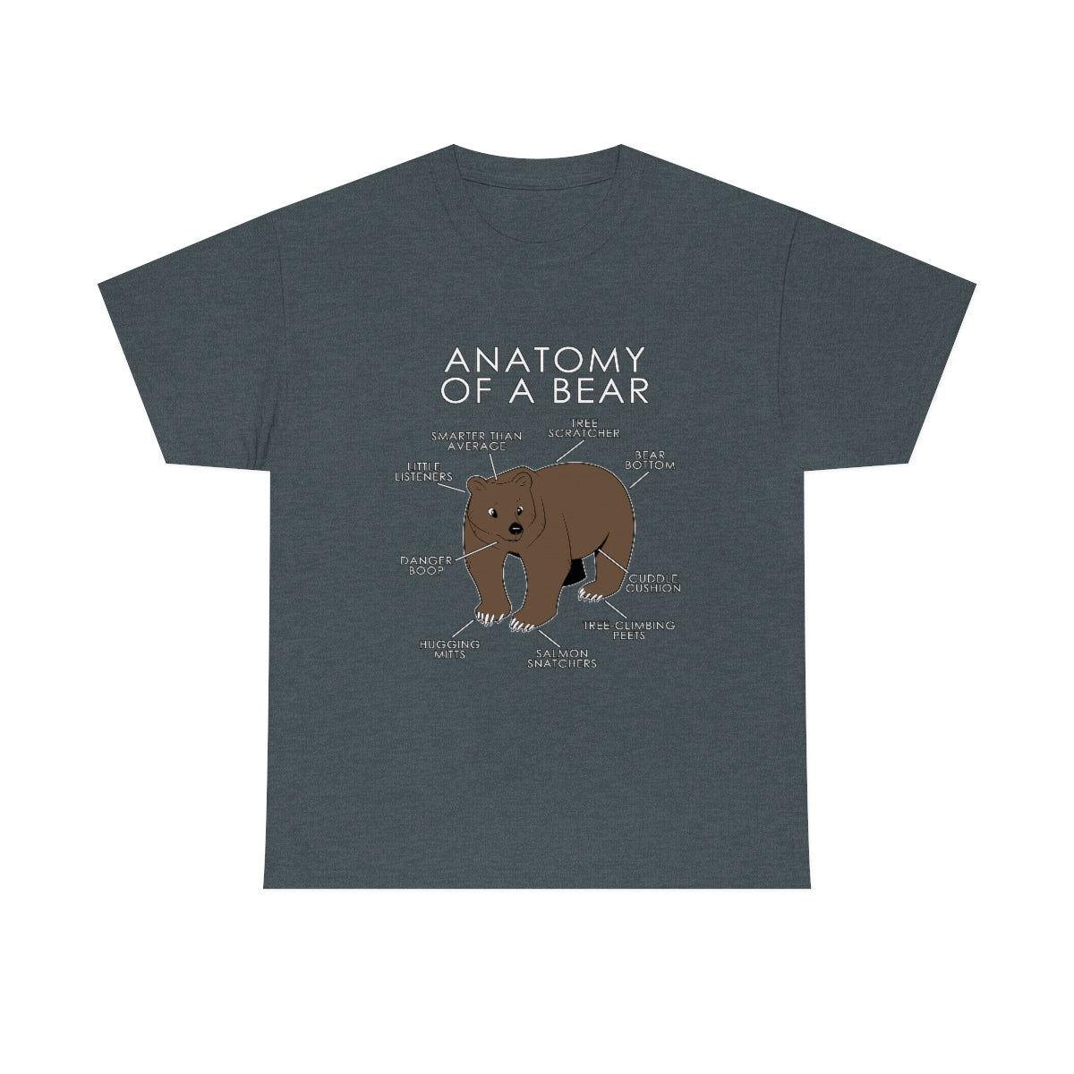 Bear Natural - T-Shirt T-Shirt Artworktee Dark Heather S 