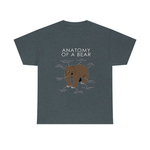 Bear Natural - T-Shirt T-Shirt Artworktee Dark Heather S 