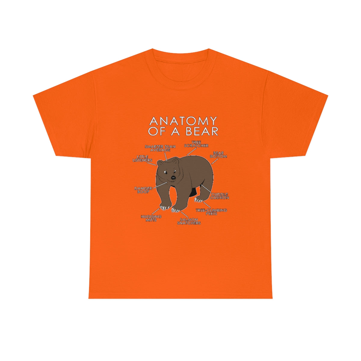 Bear Natural - T-Shirt T-Shirt Artworktee Orange S 