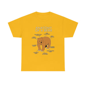 Bear Orange - T-Shirt T-Shirt Artworktee Gold S 