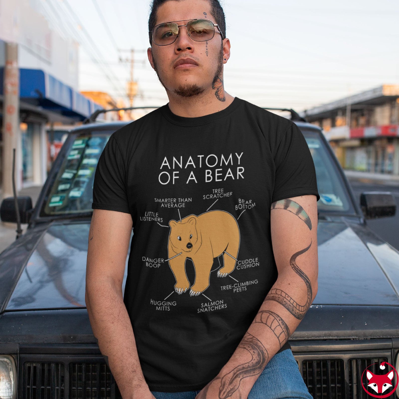 Bear Orange - T-Shirt T-Shirt Artworktee 