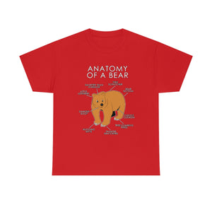 Bear Orange - T-Shirt T-Shirt Artworktee Red S 