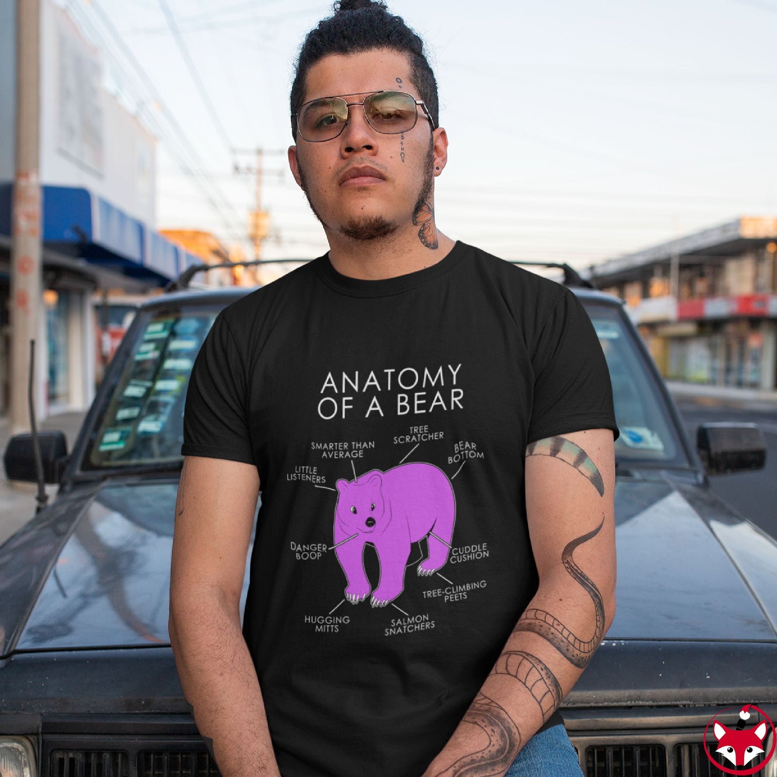 Bear Pink - T-Shirt T-Shirt Artworktee 