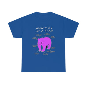 Bear Pink - T-Shirt T-Shirt Artworktee Royal Blue S 