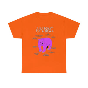 Bear Pink - T-Shirt T-Shirt Artworktee Orange S 