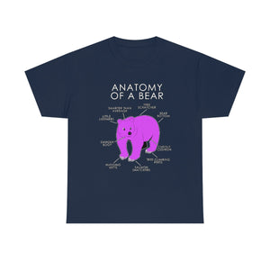 Bear Pink - T-Shirt T-Shirt Artworktee Navy Blue S 