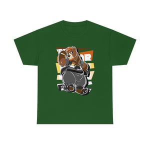 Bear Pride Thor Bear - T-Shirt T-Shirt Artworktee Green S 