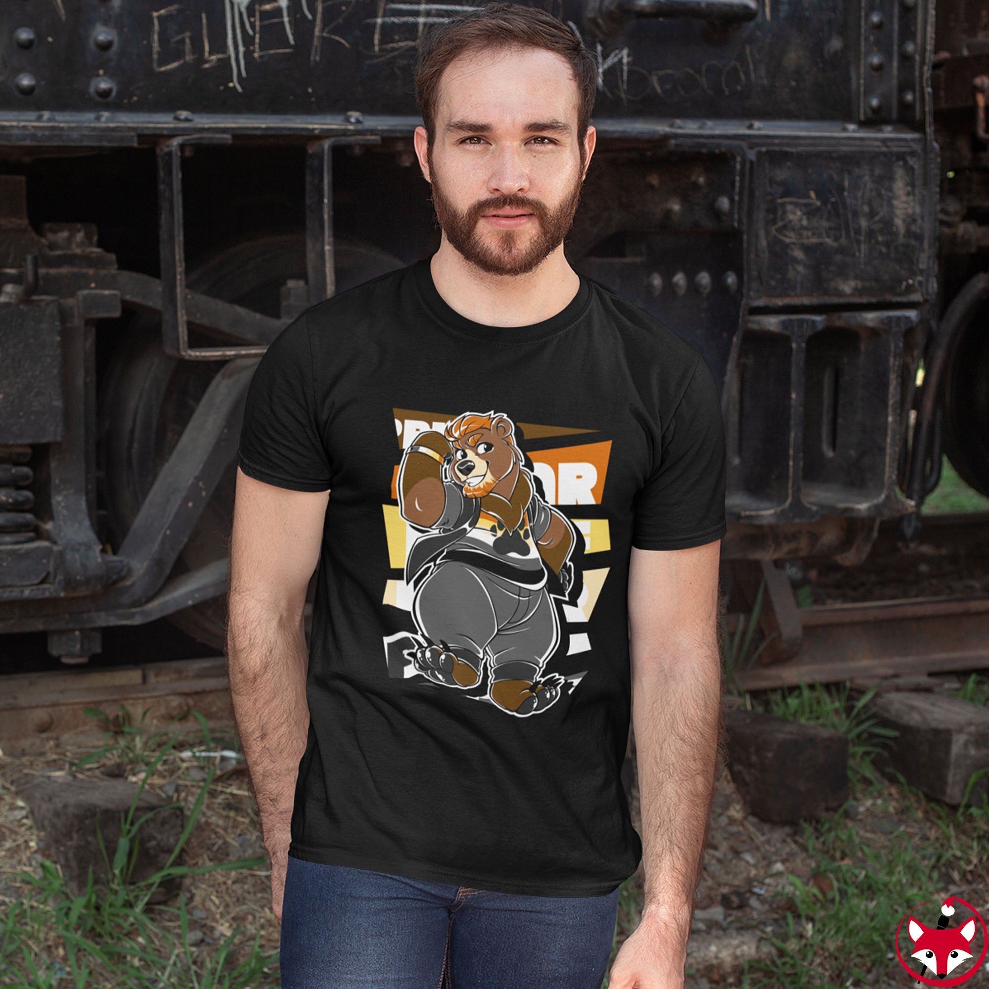 Bear Pride Thor Bear - T-Shirt T-Shirt Artworktee 
