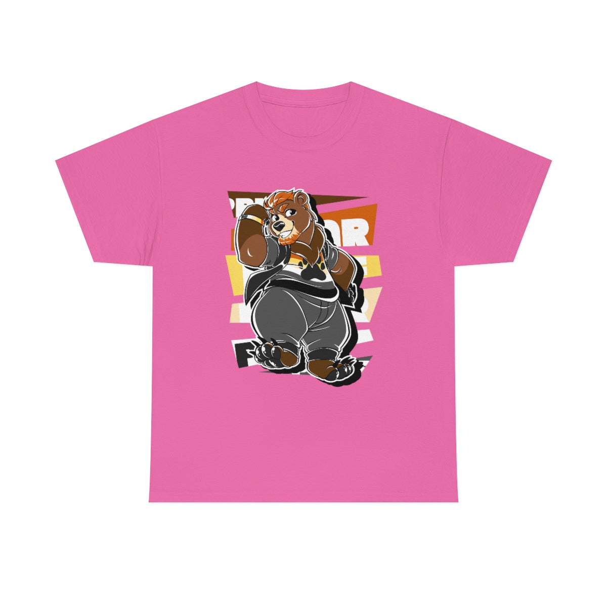 Bear Pride Thor Bear - T-Shirt T-Shirt Artworktee Pink S 