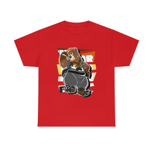 Bear Pride Thor Bear - T-Shirt T-Shirt Artworktee Red S 