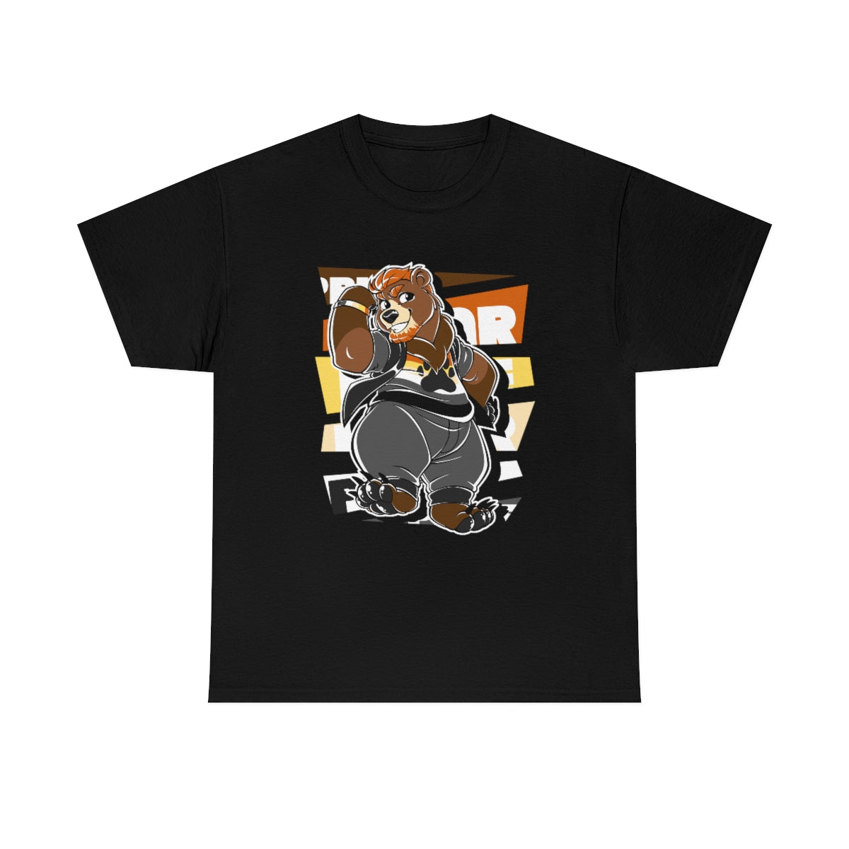 Bear Pride Thor Bear - T-Shirt T-Shirt Artworktee Black S 