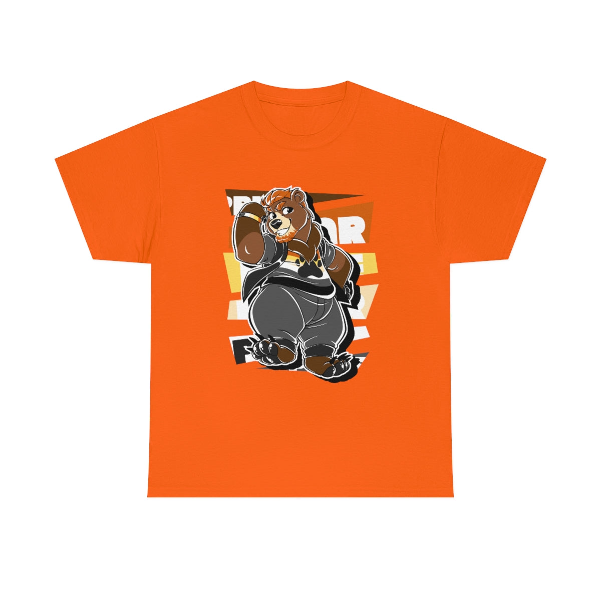 Bear Pride Thor Bear - T-Shirt T-Shirt Artworktee Orange S 