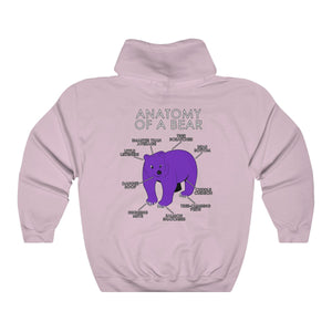 Bear Purple - Hoodie Hoodie Artworktee Light Pink S 