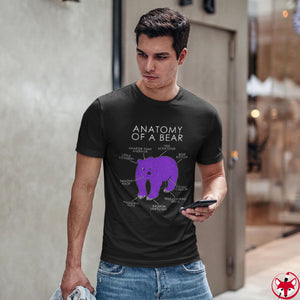 Bear Purple - T-Shirt T-Shirt Artworktee 