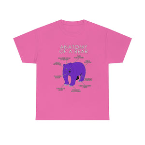 Bear Purple - T-Shirt T-Shirt Artworktee Pink S 