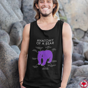 Bear Purple - Tank Top Tank Top Artworktee 