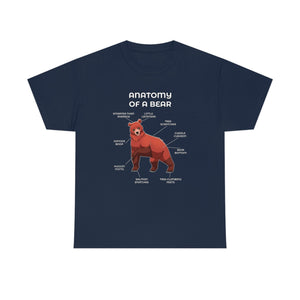Bear Red - T-Shirt T-Shirt Artworktee 