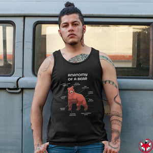 Bear Red - Tank Top Tank Top Artworktee 