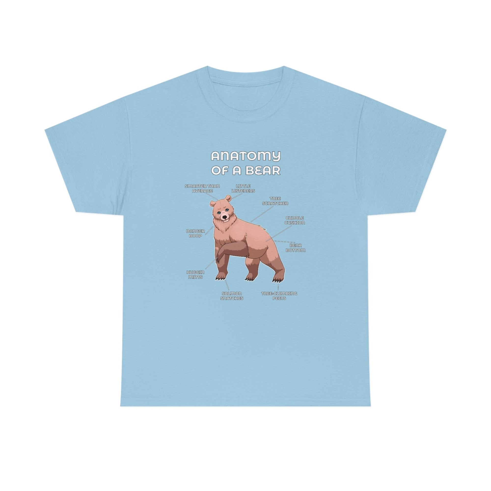Bear Sand - T-Shirt T-Shirt Artworktee Light Blue S 