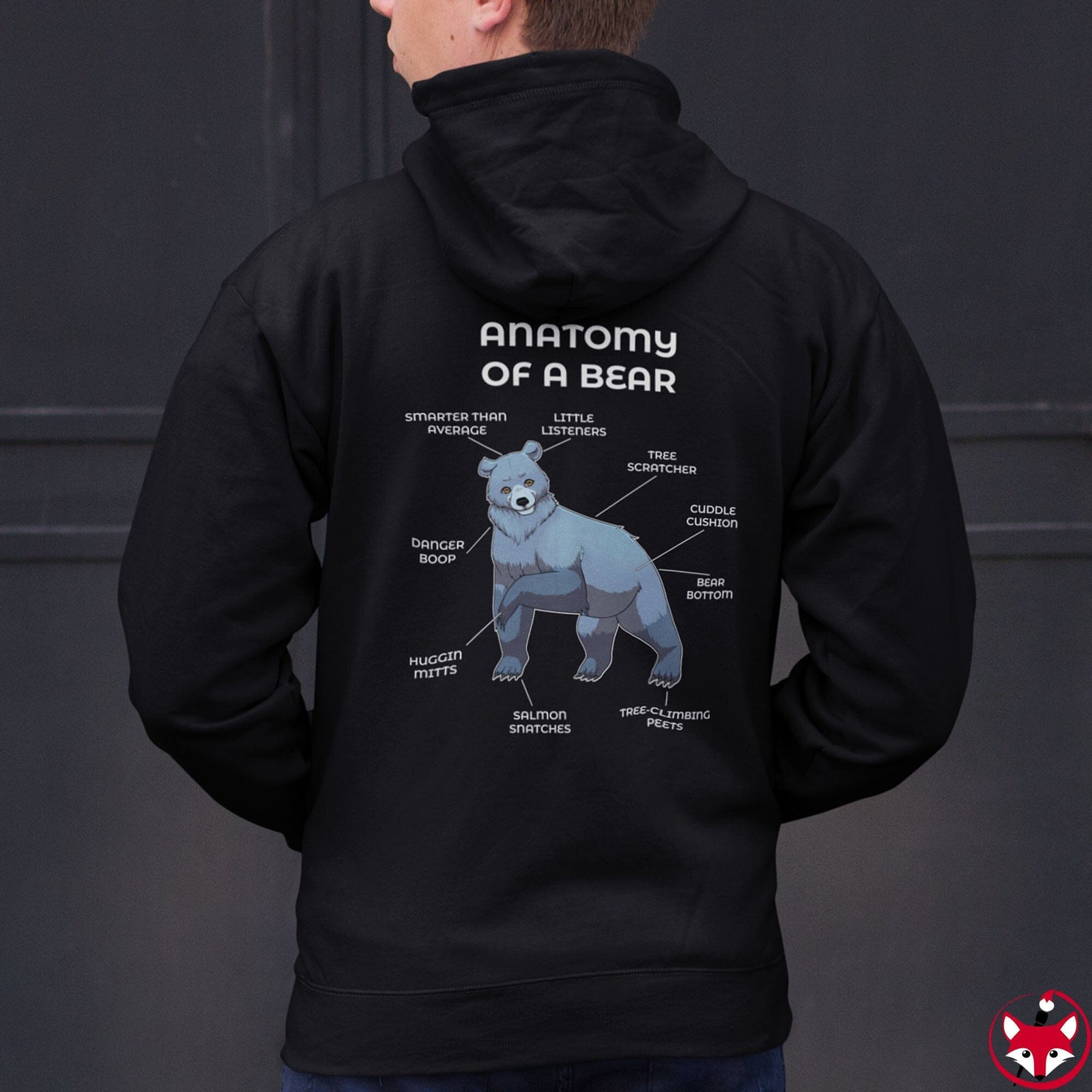 Bear Silver - Hoodie Hoodie Artworktee 