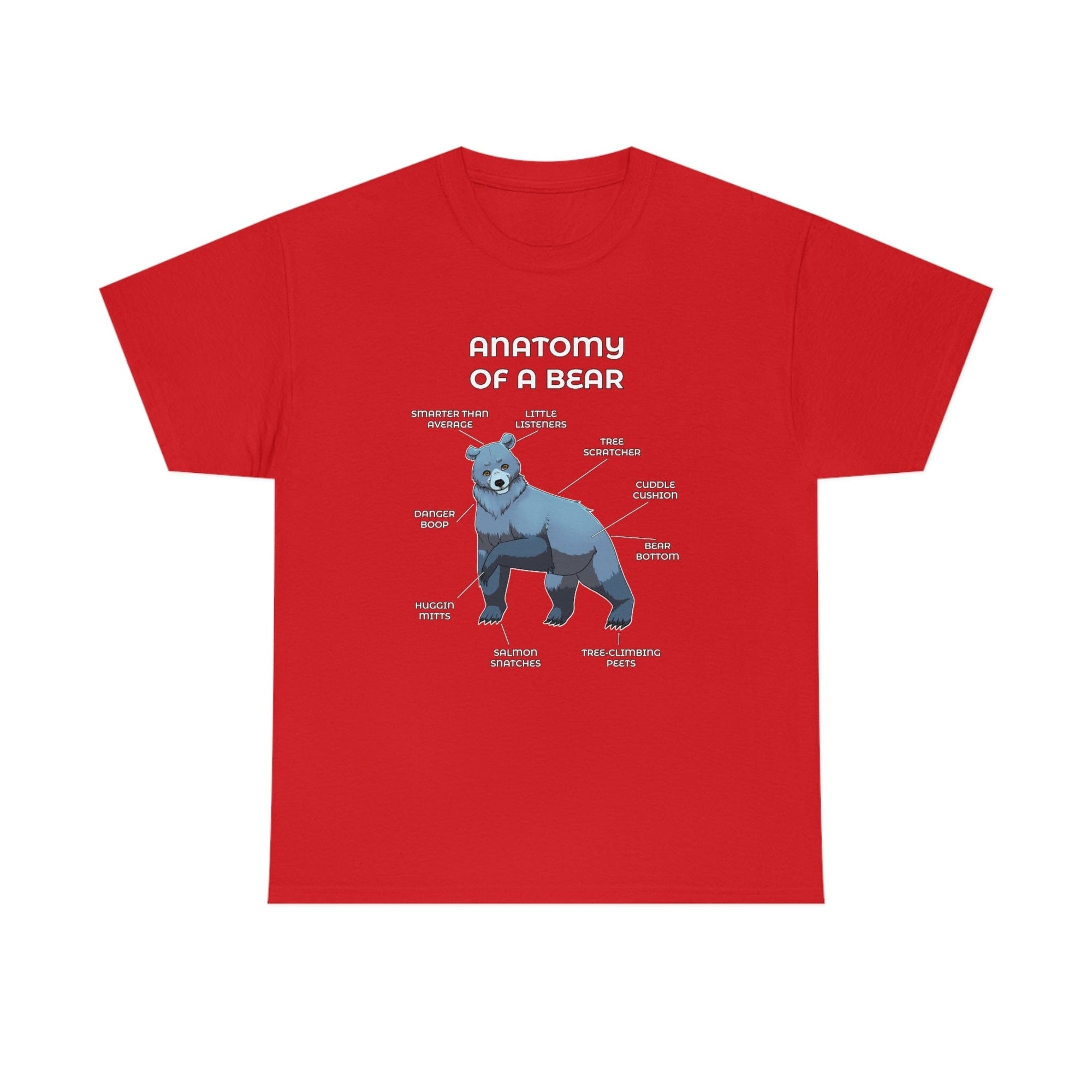 Bear Silver - T-Shirt T-Shirt Artworktee Red S 