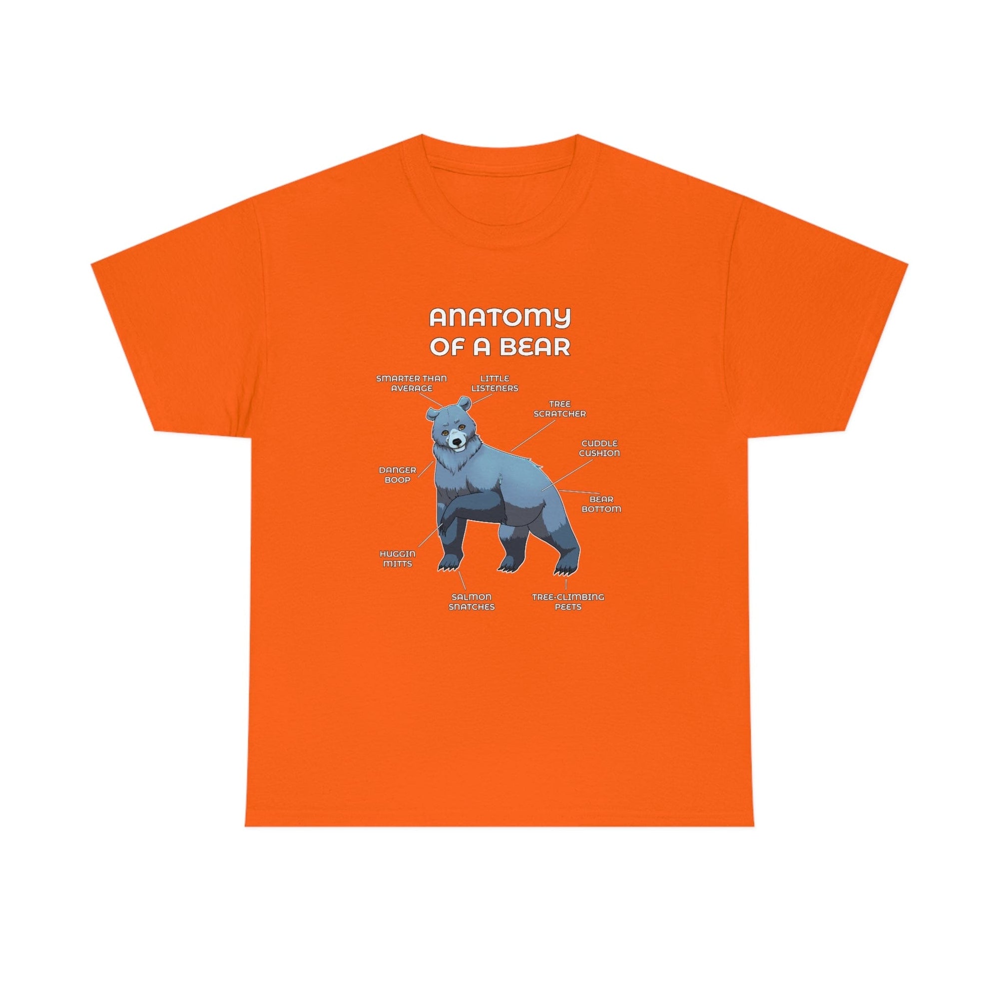 Bear Silver - T-Shirt T-Shirt Artworktee Orange S 