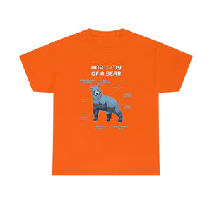 Bear Silver - T-Shirt T-Shirt Artworktee Orange S 