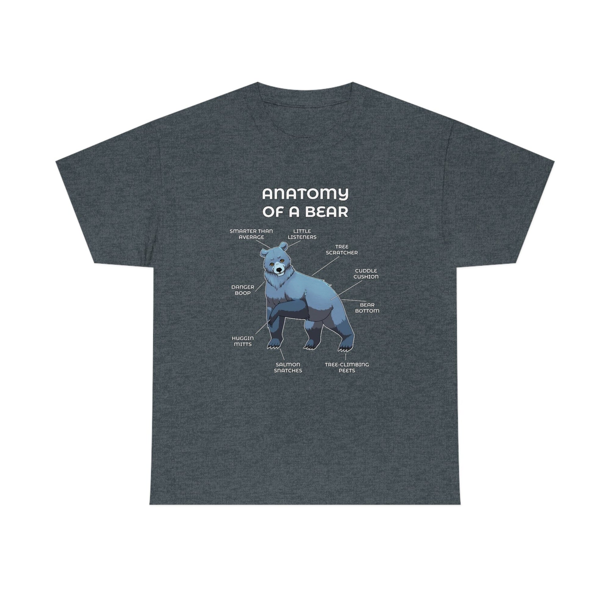 Bear Silver - T-Shirt T-Shirt Artworktee Dark Heather S 