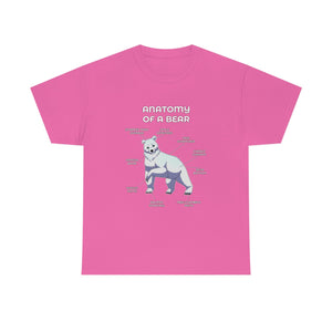 Bear White - T-Shirt T-Shirt Artworktee Pink S 