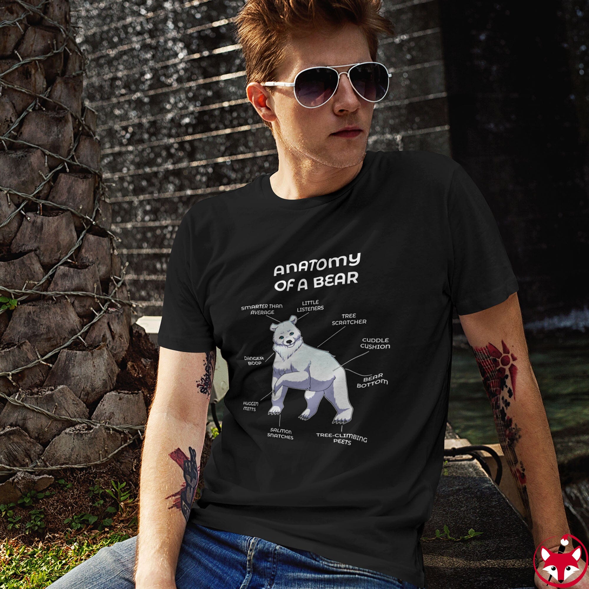 Bear White - T-Shirt T-Shirt Artworktee 