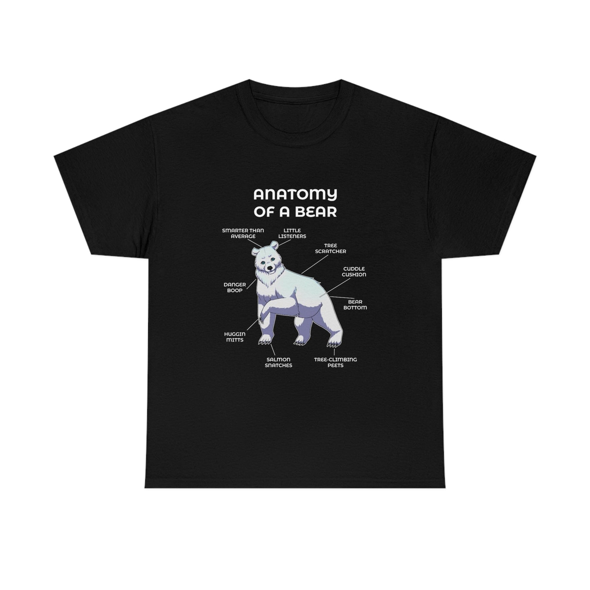 Bear White - T-Shirt T-Shirt Artworktee Black S 