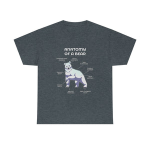Bear White - T-Shirt T-Shirt Artworktee Dark Heather S 