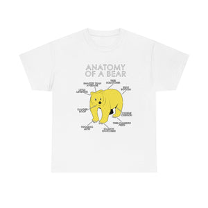 Bear Yellow - T-Shirt T-Shirt Artworktee White S 